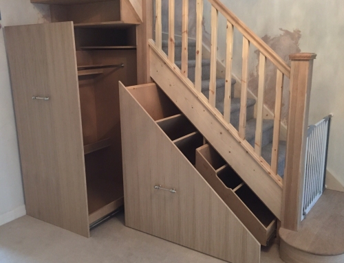 Oak Staircase with Storage